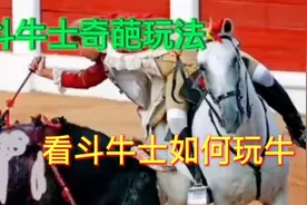 斗牛场看斗牛士奇葩玩法，是如何玩转牛大大视频封面