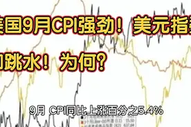 美国9月CPI数据强劲！美元指数却大幅跳水！到底发生了什么？视频封面