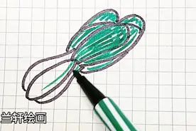 简笔画青菜油菜，蔬菜简单画视频封面