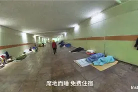 今天广西南宁气温6℃ 地下过街通道无家可归之人，希望能安全过冬视频封面