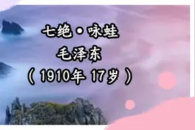 古诗词，让我们一起学习十七岁主席就有颗救国救民的壮志视频封面