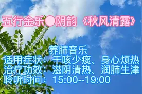 中医五行音乐疗法——金乐●阴韵《秋风清露》(养肺音乐)视频封面