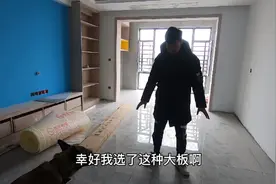 装修选对瓷砖很重要，75*150的大砖通铺真香，耐看又大气