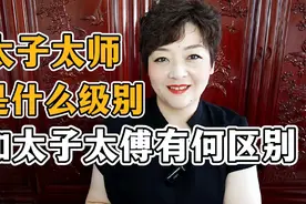 太子太保太子太傅，少师少保在古代是什么级别官职，有什么区别吗