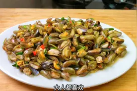 下锅到出菜不到一分钟：金不换炒薄壳，潮汕人经典家常菜
