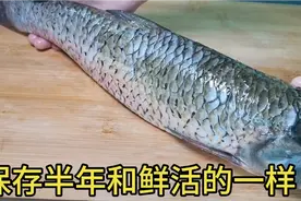 保存鲜鱼，最忌直接放冰箱，老渔民教你正确方法，长见识了视频封面