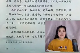 部编版小学语文，四年级下册，《记金华的双龙洞 》叶圣陶 ，朗读视频封面