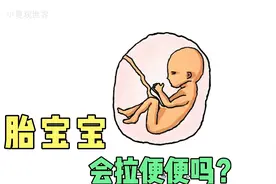 妈妈肚子里的宝宝会拉便便吗？看完涨知识了视频封面