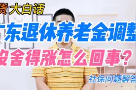 广东退休人员养老金调整，没舍得涨怎么回事？视频封面