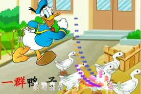适合宝宝启蒙益智的经典儿歌《小鸭子》手绘动画版视频封面
