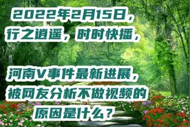 河南V事件最新进展，被网友分析究竟因为什么不做视频了？视频封面