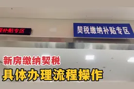 今天去交房契税，127平方的面积能交多少钱？具体办理流程很简单