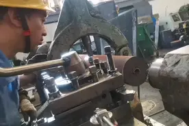 路过车工（懂机械加工）师傅请帮帮忙！2千万的材料要报废了！视频封面