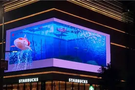 深圳福田星河COCO Park，逼真的中信银行颜卡锦鲤裸眼3D大屏广告视频封面