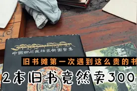二手书摊上第一次遇到这么贵的书，2本旧书卖300？视频封面
