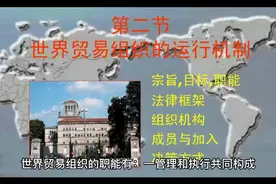 今日学习笔记—世界贸易组织职能视频封面