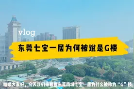 东莞南城七宝一居的房价为什么涨不起来？我们一起来看看视频封面