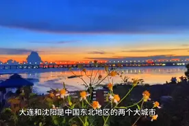 辽宁第一大市沈阳和第二大市大连的城市对比，没想到差异这么大！视频封面