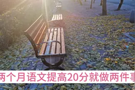 六年级孩子用两个月语文提高20分，就做两件事每天十分钟。视频封面