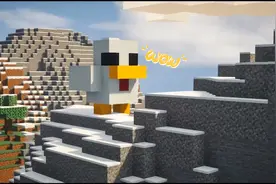 【Minecraft建筑】教你快速用方块造出小鸡雕塑(建筑玩家的福利)