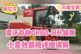 网红小麦收割机:雷沃谷神GR80-H升级版详细讲解视频视频封面