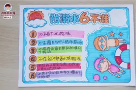 2022防溺水六不准手抄报视频封面