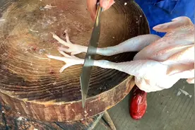 广东名菜之一鸡包翅制作过程