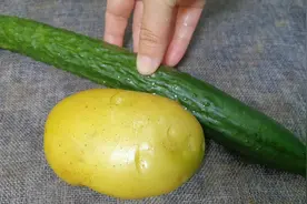 土豆搭配黄瓜，出锅原来这么好吃，做法简单，营养又美味，太香了视频封面