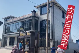 小焦夫妻参观农村百万豪宅，室内装饰精致大气，超大阳台最喜欢视频封面