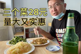 东北下馆子有多便宜？三个菜才24块钱，量大实惠看下菜谱就知道了视频封面