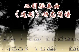 二胡独奏曲《送别》动态简谱视频封面