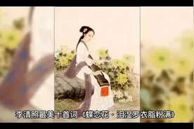 李清照最美十首词视频封面