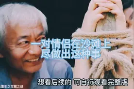 一对情侣在沙滩上尽做出这种事