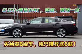 隔音、底盘质感一流！2.0T+8AT，提速7.2秒，合资B级车只看这6款视频封面