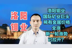 洛阳钼业 国际矿业巨头 拥有稀有金属全品类 涨势空间有多大？视频封面
