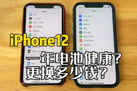 iPhone12一年电池健康剩多少？官方换电池多少钱？视频封面