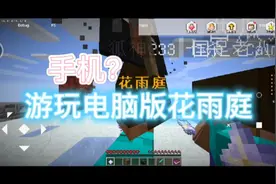 我的世界手机游玩电脑版花雨庭(不是云电脑)教学
