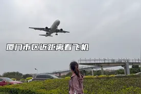 福建厦门，在市区就能近距离看飞机起降，一架接一架，看着很过瘾视频封面