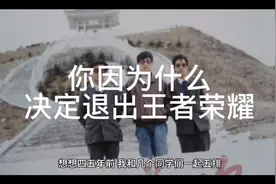 你因为什么，决定退出王者荣耀视频封面
