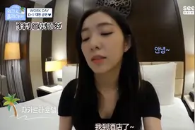 【中字】裴珠泫vlog吃播，一个人在酒店房间吃晚餐的Irene视频封面