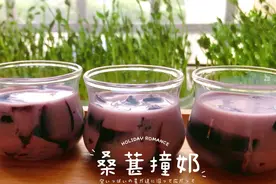 宝宝的第101款小甜品桑葚撞奶，保护视力，适合12个月以上宝解馋视频封面