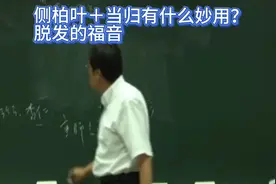 倪海厦老师讲侧柏叶＋当归＝生发的知识