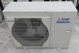 中央空调三菱电机大3匹1拖1风管机，1级能效变频空调拆机评测