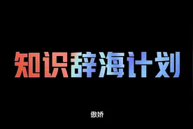 ＃知识辞海计划＃--傲娇视频封面
