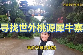 湖北恩施到重庆的国道风景如画，女司机寻找犀牛寨走进了大山深处视频封面