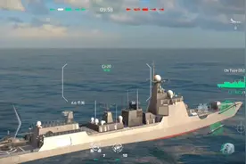 052D与其它军舰编队战斗，打的敌军无处可逃。视频封面