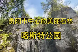贵阳市中心竟然藏着一个美丽的石林，简直就是一个大盆景，太美了视频封面