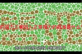 你的视力正常吗？正常视力的标准是什么？视频封面