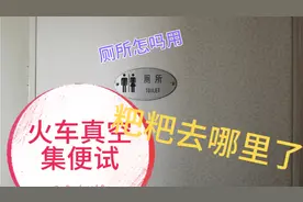 火车真空集便试厕所怎么用？粑粑去哪了？