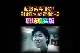 超爆笑粤语歌，《相逢何必曾相识》职场现实版，歌词过于现实！视频封面